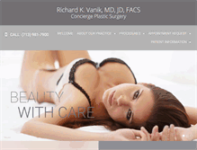 Tablet Screenshot of drvanik.com